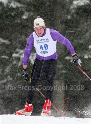 Thumbnail 2 in NYSPHSAA Boys 10K Nordic Skate Race @ Lake Placid photogallery.