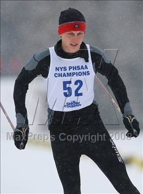 Thumbnail 2 in NYSPHSAA Boys 10K Nordic Skate Race @ Lake Placid photogallery.