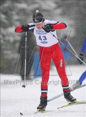 Thumbnail 1 in NYSPHSAA Boys 10K Nordic Skate Race @ Lake Placid photogallery.