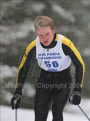Thumbnail 3 in NYSPHSAA Boys 10K Nordic Skate Race @ Lake Placid photogallery.