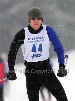 Thumbnail 3 in NYSPHSAA Boys 10K Nordic Skate Race @ Lake Placid photogallery.