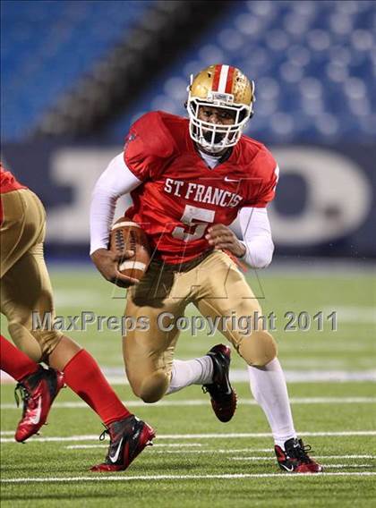 Thumbnail 3 in Bishop Timon-St. Jude vs. St. Francis (MMAA Semifinal) photogallery.