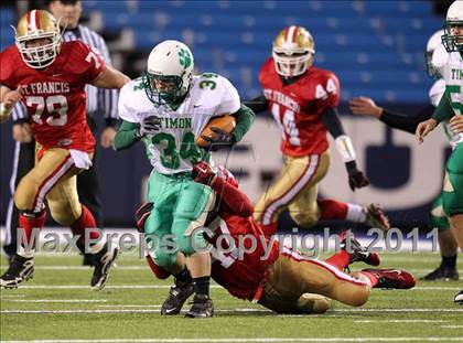 Thumbnail 2 in Bishop Timon-St. Jude vs. St. Francis (MMAA Semifinal) photogallery.