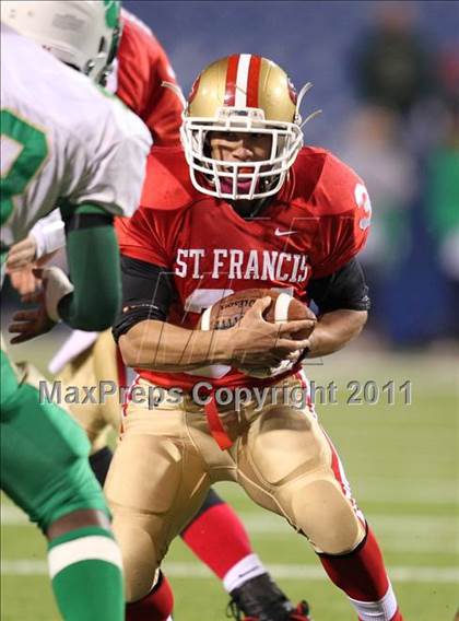 Thumbnail 1 in Bishop Timon-St. Jude vs. St. Francis (MMAA Semifinal) photogallery.