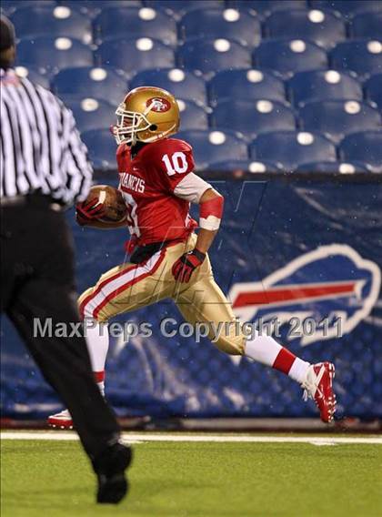 Thumbnail 2 in Bishop Timon-St. Jude vs. St. Francis (MMAA Semifinal) photogallery.