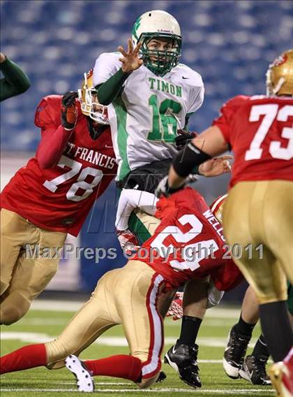 Thumbnail 1 in Bishop Timon-St. Jude vs. St. Francis (MMAA Semifinal) photogallery.