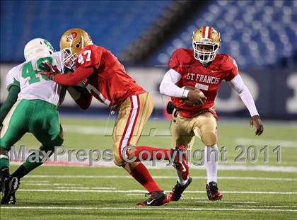 Thumbnail 2 in Bishop Timon-St. Jude vs. St. Francis (MMAA Semifinal) photogallery.