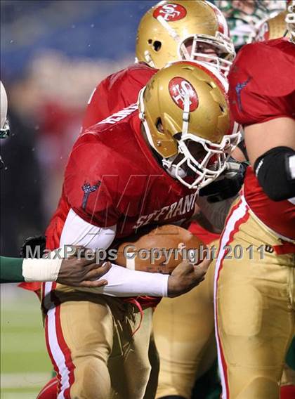 Thumbnail 2 in Bishop Timon-St. Jude vs. St. Francis (MMAA Semifinal) photogallery.