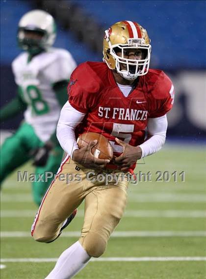Thumbnail 2 in Bishop Timon-St. Jude vs. St. Francis (MMAA Semifinal) photogallery.
