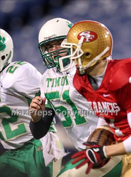 Thumbnail 1 in Bishop Timon-St. Jude vs. St. Francis (MMAA Semifinal) photogallery.