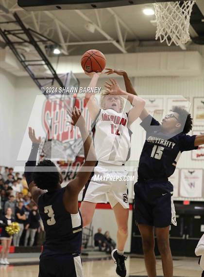 Thumbnail 2 in University vs. Sheridan (IHSAA 2A Sectional S43 Semifiinals) photogallery.