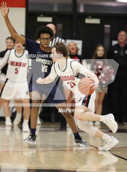 Thumbnail 1 in University vs. Sheridan (IHSAA 2A Sectional S43 Semifiinals) photogallery.
