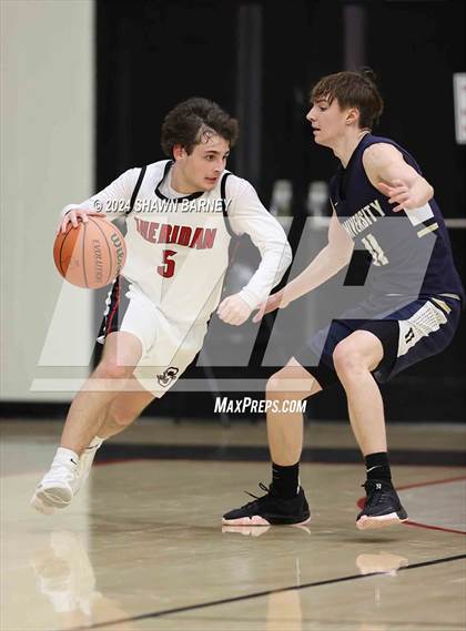Thumbnail 3 in University vs. Sheridan (IHSAA 2A Sectional S43 Semifiinals) photogallery.