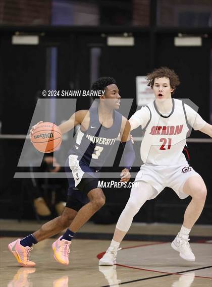 Thumbnail 1 in University vs. Sheridan (IHSAA 2A Sectional S43 Semifiinals) photogallery.