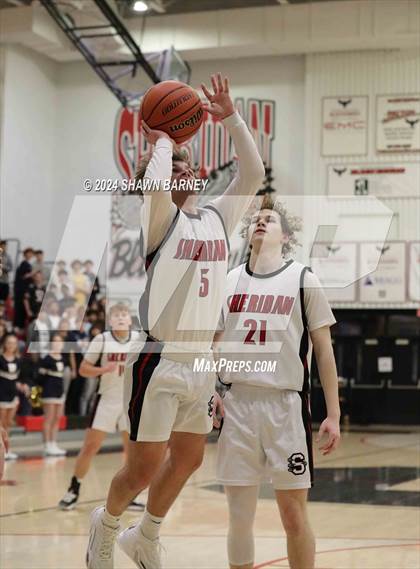 Thumbnail 2 in University vs. Sheridan (IHSAA 2A Sectional S43 Semifiinals) photogallery.