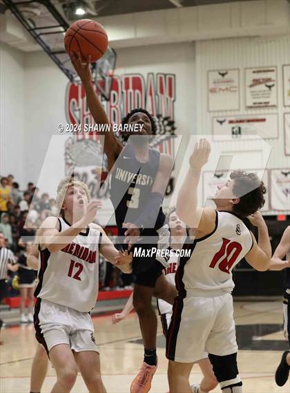 Thumbnail 2 in University vs. Sheridan (IHSAA 2A Sectional S43 Semifiinals) photogallery.