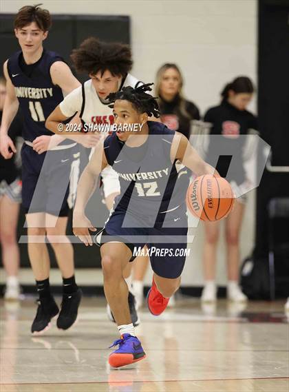 Thumbnail 1 in University vs. Sheridan (IHSAA 2A Sectional S43 Semifiinals) photogallery.
