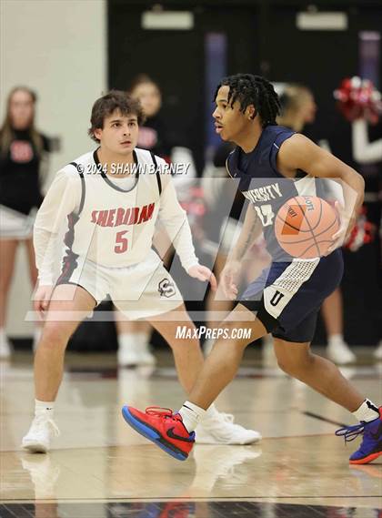 Thumbnail 1 in University vs. Sheridan (IHSAA 2A Sectional S43 Semifiinals) photogallery.