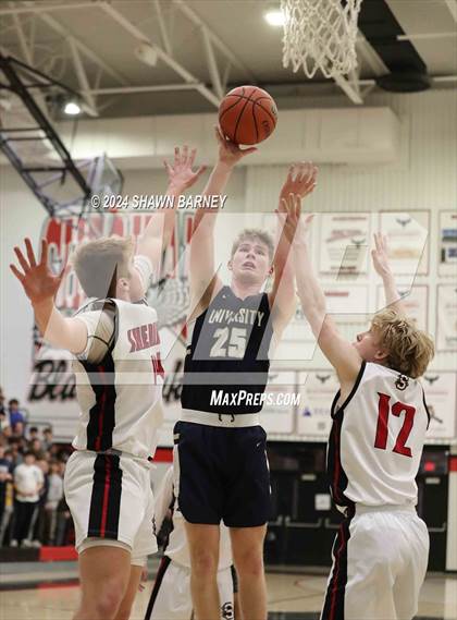 Thumbnail 1 in University vs. Sheridan (IHSAA 2A Sectional S43 Semifiinals) photogallery.