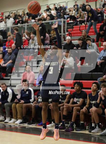 Thumbnail 2 in University vs. Sheridan (IHSAA 2A Sectional S43 Semifiinals) photogallery.