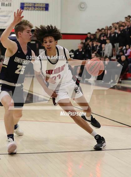 Thumbnail 3 in University vs. Sheridan (IHSAA 2A Sectional S43 Semifiinals) photogallery.