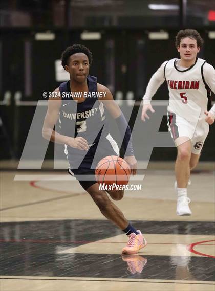 Thumbnail 1 in University vs. Sheridan (IHSAA 2A Sectional S43 Semifiinals) photogallery.