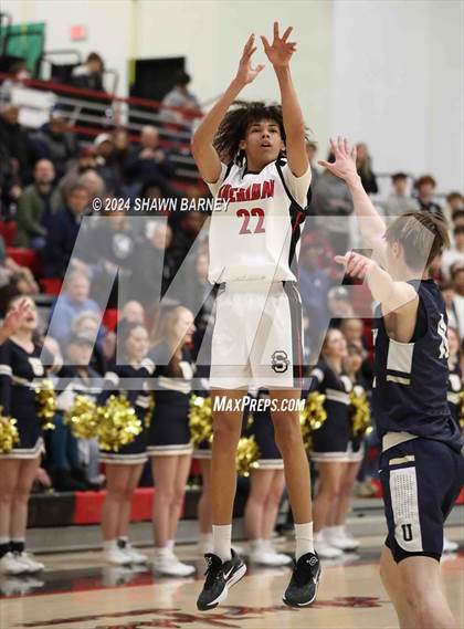 Thumbnail 2 in University vs. Sheridan (IHSAA 2A Sectional S43 Semifiinals) photogallery.