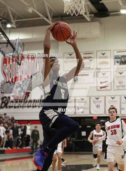 Thumbnail 1 in University vs. Sheridan (IHSAA 2A Sectional S43 Semifiinals) photogallery.