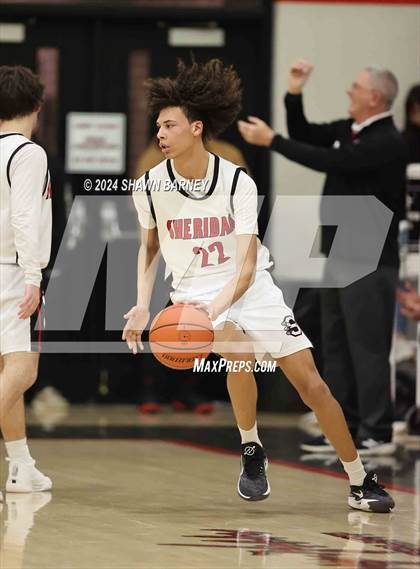 Thumbnail 3 in University vs. Sheridan (IHSAA 2A Sectional S43 Semifiinals) photogallery.