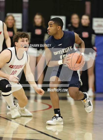 Thumbnail 3 in University vs. Sheridan (IHSAA 2A Sectional S43 Semifiinals) photogallery.