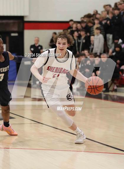 Thumbnail 3 in University vs. Sheridan (IHSAA 2A Sectional S43 Semifiinals) photogallery.