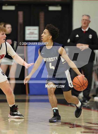 Thumbnail 2 in University vs. Sheridan (IHSAA 2A Sectional S43 Semifiinals) photogallery.