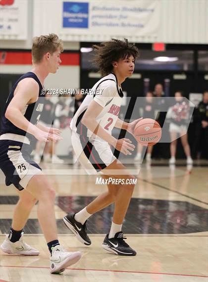 Thumbnail 2 in University vs. Sheridan (IHSAA 2A Sectional S43 Semifiinals) photogallery.