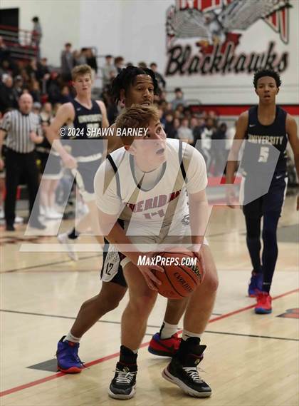 Thumbnail 1 in University vs. Sheridan (IHSAA 2A Sectional S43 Semifiinals) photogallery.