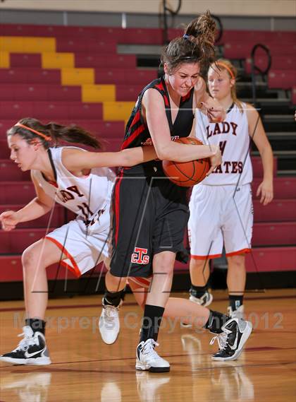 Thumbnail 3 in Petrolia vs. Texoma Christian (Fantasy of Lights) photogallery.