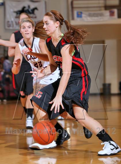 Thumbnail 2 in Petrolia vs. Texoma Christian (Fantasy of Lights) photogallery.