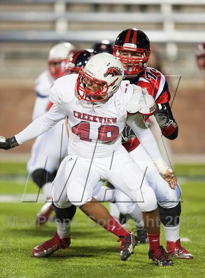 Thumbnail 2 in Creekview vs. Centennial (UIL 4A Bi-District Playoff) photogallery.