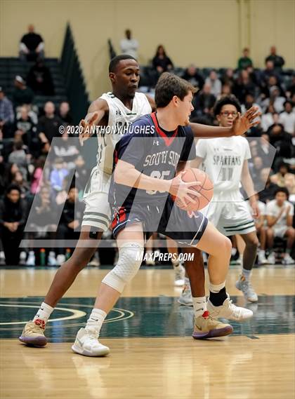 Thumbnail 3 in Elmont Memorial vs. South Side (Section VIII Class A Championship) photogallery.