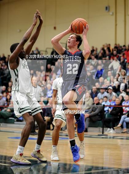 Thumbnail 3 in Elmont Memorial vs. South Side (Section VIII Class A Championship) photogallery.