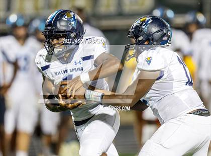 Thumbnail 3 in Pinecrest vs Willow Spring (Moore County Kickoff Classic) photogallery.
