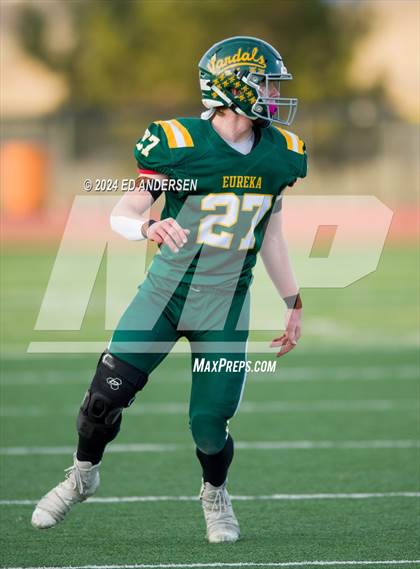 Thumbnail 2 in Eureka vs. Pahranagat Valley (NIAA 1A Semifinal) photogallery.