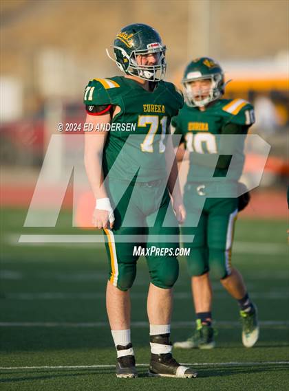 Thumbnail 2 in Eureka vs. Pahranagat Valley (NIAA 1A Semifinal) photogallery.
