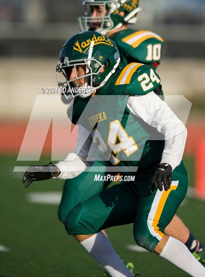 Thumbnail 2 in Eureka vs. Pahranagat Valley (NIAA 1A Semifinal) photogallery.