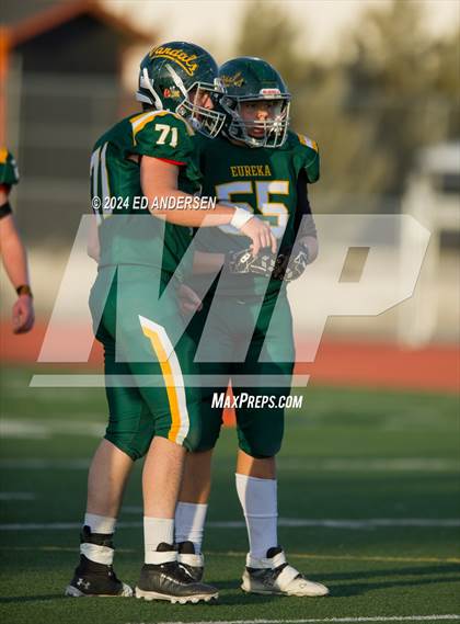 Thumbnail 1 in Eureka vs. Pahranagat Valley (NIAA 1A Semifinal) photogallery.