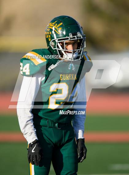 Thumbnail 3 in Eureka vs. Pahranagat Valley (NIAA 1A Semifinal) photogallery.