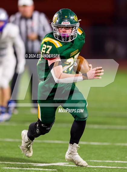 Thumbnail 1 in Eureka vs. Pahranagat Valley (NIAA 1A Semifinal) photogallery.