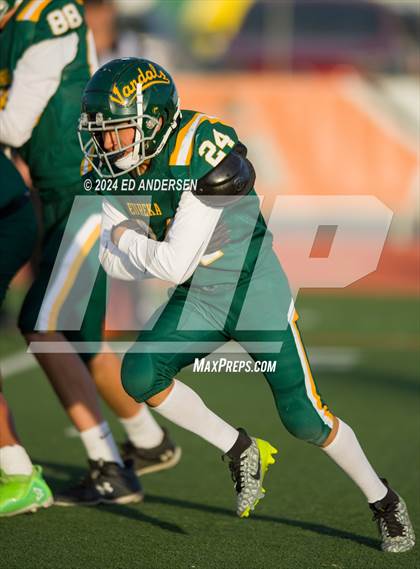 Thumbnail 2 in Eureka vs. Pahranagat Valley (NIAA 1A Semifinal) photogallery.