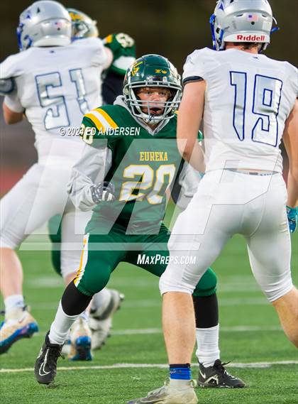 Thumbnail 2 in Eureka vs. Pahranagat Valley (NIAA 1A Semifinal) photogallery.