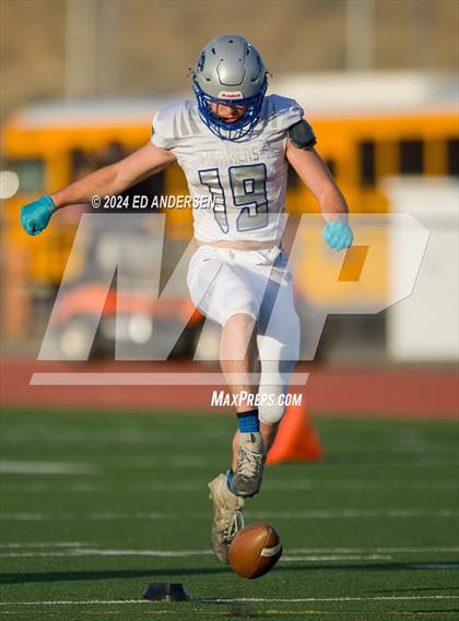 Thumbnail 1 in Eureka vs. Pahranagat Valley (NIAA 1A Semifinal) photogallery.