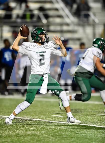 Thumbnail 3 in Kennedale @ Wilmer-Hutchins (UIL 4A Bi-District Playoff) photogallery.